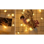 Guirnalda Guía De Luces Decoración Diseño Flores Margaritas - Imagen 5