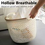 Cesto Canasto Ropa Sucia Organizador Anti Musgo - Imagen 8