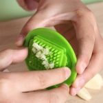Triturador De Ajo Prensa Acero Inoxidable Y Plastico Cocina - Imagen 8