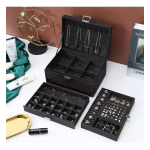 Joyero Organizador De 3 Capas Para Joyas Anillos Pulseras - Imagen 5