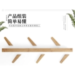 Perchero De Pared En Madera 6 Ganchos Decorativo - Imagen 8