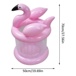 Hielera Conservadora Flotante Para Piscina Flamengo Moda - Imagen 2