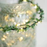 Guia Led Decorativa Con Luz Hojitas Planta Deco Home 5 Metro - Imagen 4