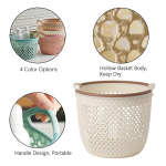 Cesto Canasto Ropa Sucia Organizador Anti Musgo - Imagen 5