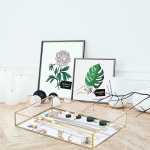 Set X2 Bandejas De Metal Para Organizar Maquillaje Joyas - Imagen 4