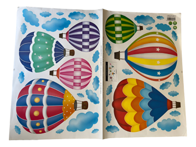 Vinilo De Pared Adhesivo Globos Aerostaticos - Imagen 3
