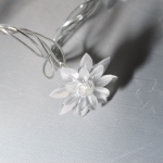 Guirnalda Guía De Luces Decoración Diseño Flores Margaritas - Imagen 2