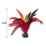 Juguete Pelota Loca Peteca China Plumas Juego Patear Futbol - Imagen 7