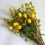 Plantas Artificiales Decorativas Rama De 6 Frutos Limonero - Imagen 7