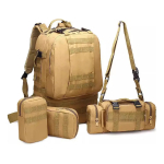 Mochila Tactica Militar Gran Capacidad Desmontable 55 Litros - Imagen 8