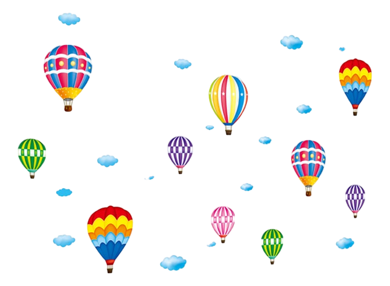 D_717104-MLU79853307177_102024-F.jpg Vinilo De Pared Adhesivo Globos Aerostaticos - Imagen 1