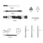 Kit De Destornilladores Magnéticos Para Reparación 122 En 1 - Imagen 2