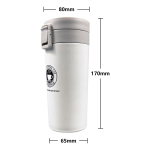 Termo Taza Vaso Térmico Café Acero Inoxidable 380 Ml Filtro - Imagen 2