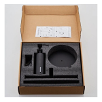 Dispensador De Jabón Acero Inoxidable Con Toallero Color Negro - Imagen 4