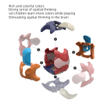 Alcancía Infantil Reutilizable Puzzle 2 En 1 Plastico - Imagen 5