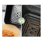 Papel Bandeja Descartable P/ Air Fryer Facilita Limpieza 50u - Imagen 4