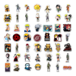 Set De 100 Pegotines Stickers De Naruto Anime Manga Vinilico - Imagen 3
