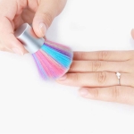 Cepillo Para Manicura Sacar Exceso De Polvo Uñas Manos - Imagen 2
