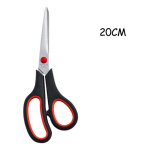 Tijera Acero Inoxidable 21cm Resistente Corte Preciso Color Rojo - Imagen 6