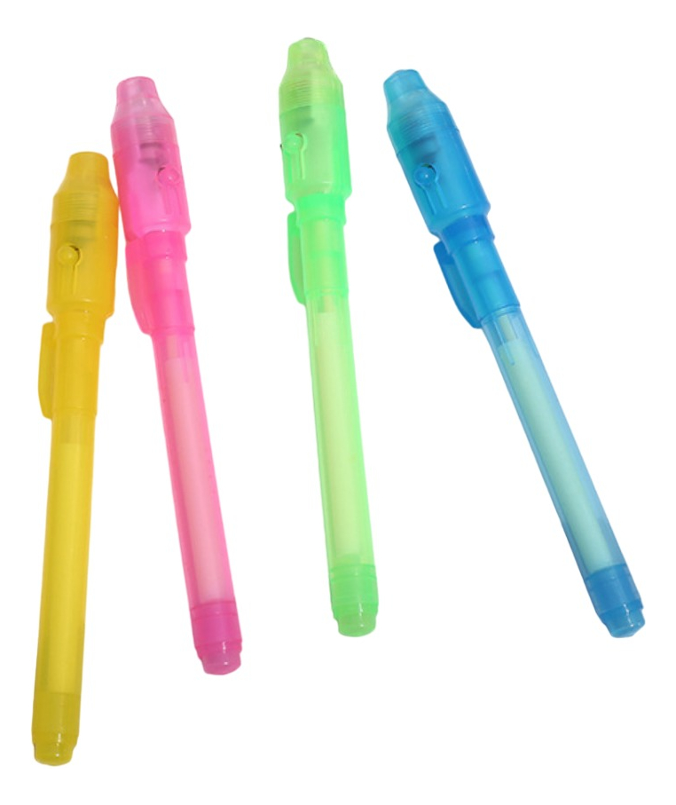 D_724893-MLU77408183099_072024-F.jpg Pack De 12 Marcadores Magicos Uv Tinta Invisible Divertido - Imagen 1