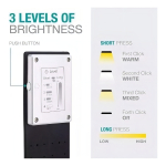 Luz Para Libro Led Clip Portátil Luz De Lectura De Libro Estructura Negro - Imagen 10