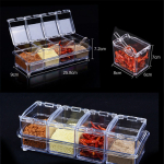 Especiero Dispensador De Cristal Para Condimentos Cocina Color Transparente - Imagen 9