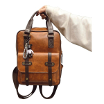 Mochila Bolso Retro Vintage Doble Bolsillo Gran Capacidad - Imagen 15