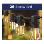Guía De 25 Luces Led + Repuesto Guirnalda Premium - Imagen 4