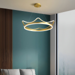 Lámpara Colgante Infantil Corona Led Para Dormitorio - Imagen 4