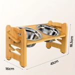Soporte Doble Elevado Para Comederos De Mascotas Ajustable - Imagen 7