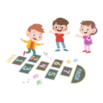 Vinilo Decorativo De Piso O Pared Rayuela - Aprender Jugando - Imagen 7