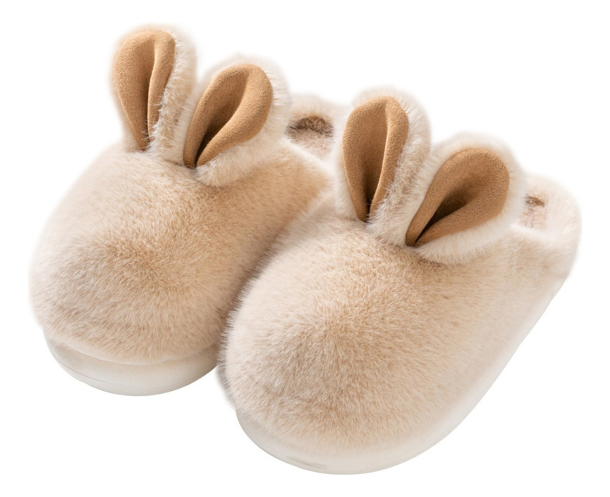 D_729551-MLU76553469540_052024-F.jpg Pantufla Calentita Interior Corderito Orejas Conejo Unisex - Imagen 1