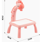 Juguete Proyector De Dibujo Niños Tablero De Mesa Chico - Imagen 8