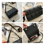 Bandolera Cartera P/ Mujer A Cuadros Capitoneada Moderna - Imagen 12