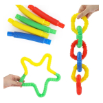 Fidget Toy Pop Tubes Sensorial Tamaño Mediano Pack X 5 - Imagen 5