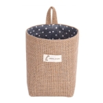 Bolsa Cesto De Tela Lino Para Almacenar Objetos Colgante - Imagen 19
