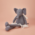 Peluche Muñeco Elefante Animales Danza Niñas Juguete Color Gris - Imagen 3