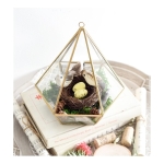 Piramide Decoracion Boda Colgante Figura Geometrica Maceta - Imagen 3