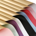 Pack X20 Papel De Regalo Metalizado Dorado Envoltorio Cumple - Imagen 3