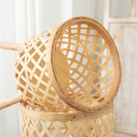 Porta Macetas Deco Estilo Boho Fabricado En Bambu - Grande - Imagen 4