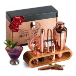 Set 9 Piezas Juego Cocteleria Barman Acero Inoxidable Rose - Imagen 3