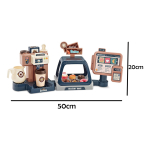 Juguete Cafeteria Niños Niñas Barista Con Caja Registradora - Imagen 18