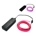 Luz Led Neon Decoracion Cotillon Fiestas Ropa Auto 2 Metros - Imagen 2