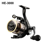Reel Carrete Frontal De Pesca He3000 Izquierda Derecha - Imagen 5