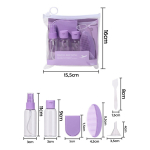 Kit Organizador Botellas Y Frascos Rellenables Para Viaje - Imagen 10