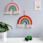 Colgante Para Pared Arcoiris Decoracion Infantil En Algodon - Imagen 9