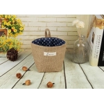 Bolsa Cesto De Tela Lino Para Almacenar Objetos Colgante - Imagen 25