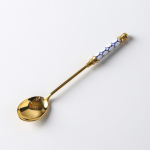 Cucharitas Metal Y Cerámica Café Té Copetín Decorativas - Imagen 15