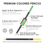 Lapices De Colores Profesionales Dibujo Con Estuche X 72 - Imagen 3