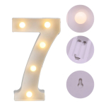 Numeros Luces Led Light Decoración Fiestas, Cumpleaños - Imagen 20